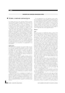  Encyclopédie de sécurité et de santé au travail: Les composés aromatiques nitrés